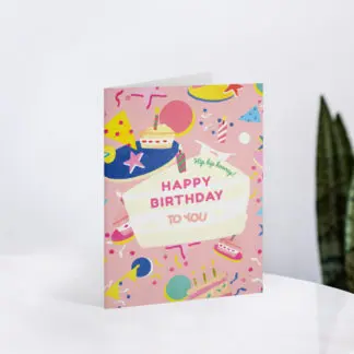 Thiệp quà tặng chúc mừng sinh nhật Happy Birthday 3