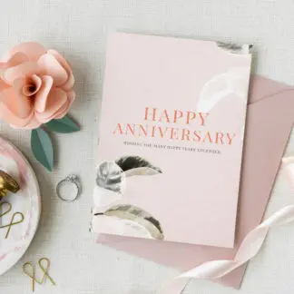 Thiệp quà tặng Happy Anniversary 2