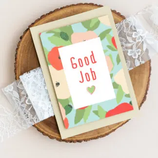 Thiệp quà tặng Good Job - Thiệp quà tặng đẹp 2022