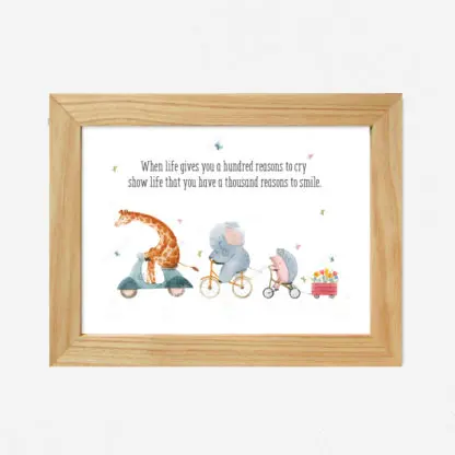 Cute Animals - Postcard in tên theo yêu cầu