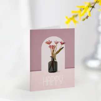 Thiệp quà tặng chúc mừng Happy