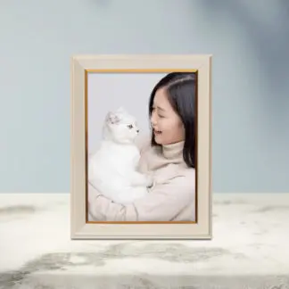 Khung ảnh để bàn màu trắng xà cừ