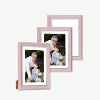 Bộ 03 khung ảnh để bàn Pink Frame