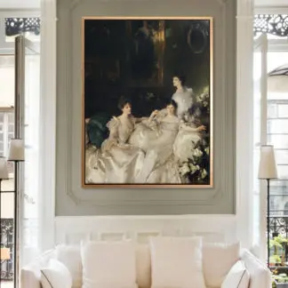 The Wyndham Sisters - Tranh canvas treo tường John Singer Sargent