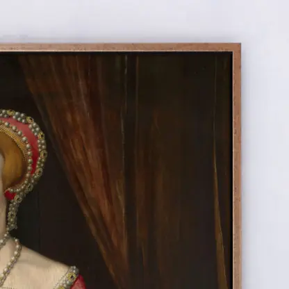 Elizabeth I when a Princess - Tranh canvas treo tường Attributed To William Scrots - Ảnh 4