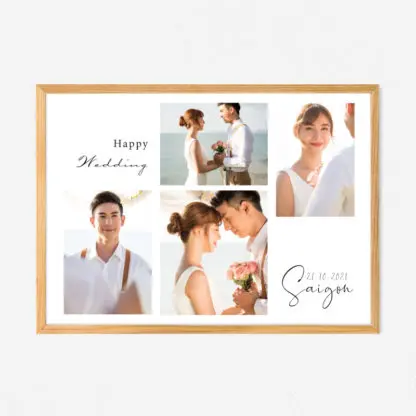 Khung Ảnh Quà Tặng Happy Wedding 3