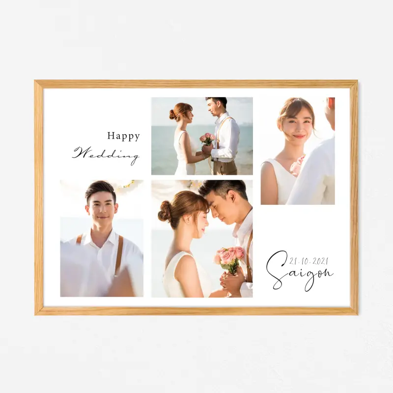 Khung Ảnh Quà Tặng Happy Wedding 3