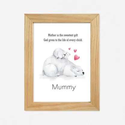 Mummy - Postcard in tên theo yêu cầu