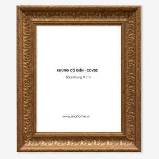 Khung tranh cổ điển KCD05 - Bản 9 cm