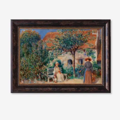 Khung tranh cổ điển vân giả cổ KCD06 - Bản 12 cm