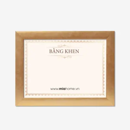 Khung bằng khen A4, A3 vàng Gold KBK01