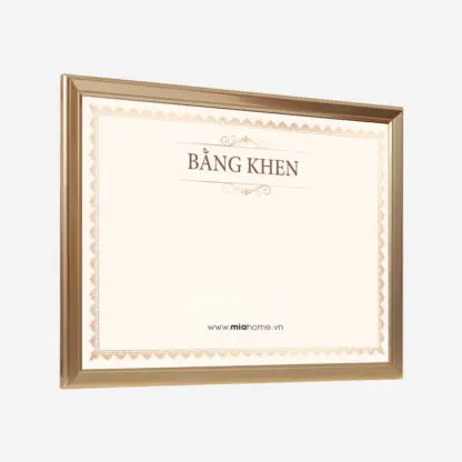 Khung bằng khen A4, A3 Light Gold KBK04