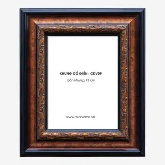Khung tranh cổ điển khổ lớn KCD02 - Bản 13 cm