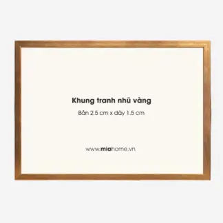 Khung tranh A3 A2 nhũ Vàng KC15 bản 2.5 cm