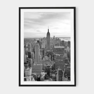 Tranh phong cảnh thành phố New York từ trên cao