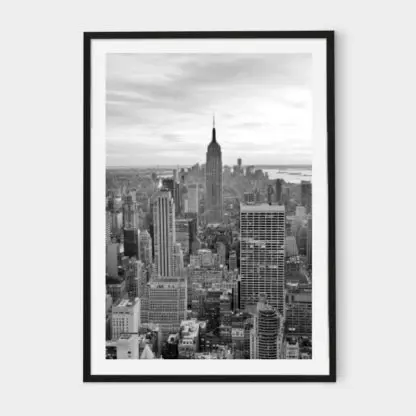 Tranh phong cảnh thành phố New York từ trên cao