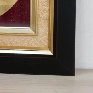 Tranh Thư Pháp chữ Phúc sơn mài dát vàng