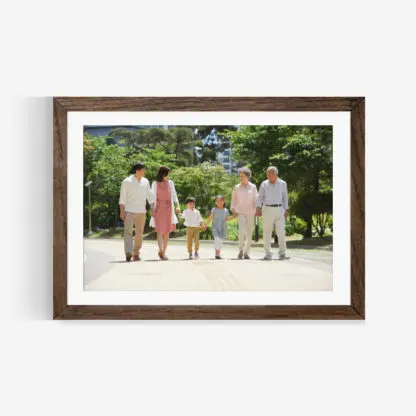 My Life | Bộ 3 Khung ảnh gỗ nâu - in ảnh đóng khung theo yêu cầu - ML3B - Hình ảnh 4