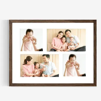 My Life | Bộ 3 Khung ảnh gỗ nâu - in ảnh đóng khung theo yêu cầu - ML3B - Hình ảnh 3