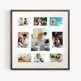 My Life | Bộ 3 Khung ảnh gỗ nâu - in ảnh đóng khung theo yêu cầu - ML3B
