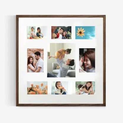 My Life | Bộ 3 Khung ảnh gỗ nâu - in ảnh đóng khung theo yêu cầu - ML3B - Hình ảnh 2