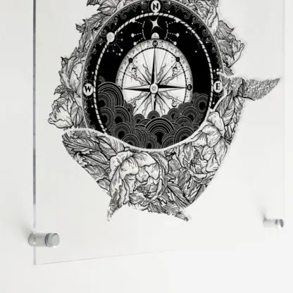 COMPASS - tranh kính 3D hiện đại 2