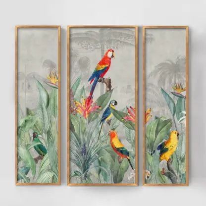 Bộ 3 tranh Chinoiserie II