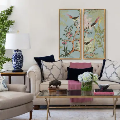 Bộ 2 tranh Chinoiserie I 2