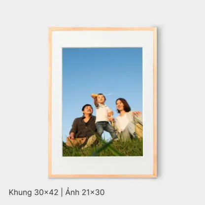 My Precious | Bộ khung ảnh gia đình treo tường 6 bức, gỗ sồi tự nhiên - MP6N - Hình ảnh 5