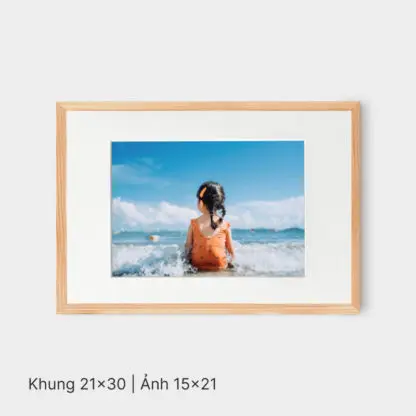 My Precious | Bộ khung ảnh gia đình treo tường 6 bức, gỗ sồi tự nhiên - MP6N - Hình ảnh 4