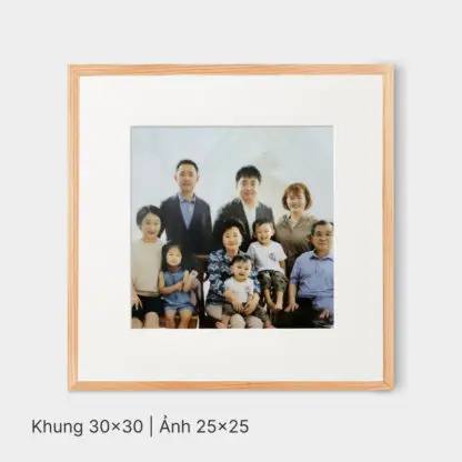 My Love | Bộ khung ảnh treo tường 4 bức, gỗ sồi tự nhiên - ML4N - Hình ảnh 6