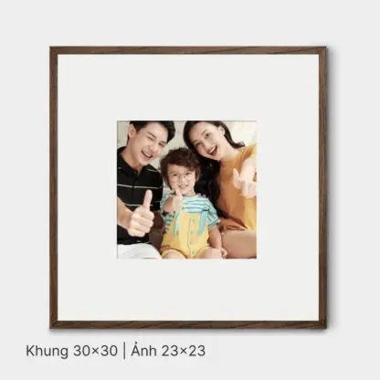 My Home | Bộ khung ảnh treo tường trang trí nhà 6 bức, gỗ sồi nâu - MH6B - Hình ảnh 3