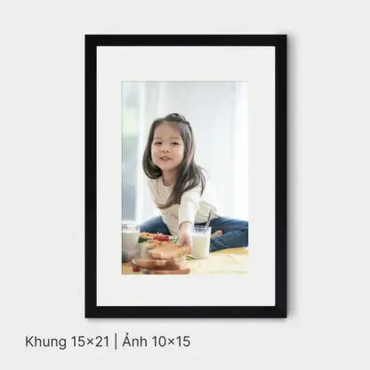The Anniversary | Bộ khung ảnh gia đình treo tường 5 bức, gỗ sồi nâu - TA5B - Hình ảnh 6