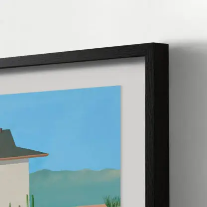 Swiming pool - Tranh trang trí phòng khách David Hockney 53x53cm- 140920 - Hình ảnh 2