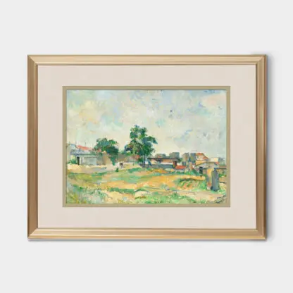 tranh phong cảnh làng quê