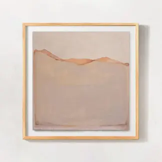 Tranh trừu tượng với tone màu hồng pastel hiện đại 83x83cm - 140918