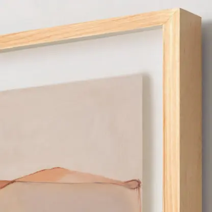 Tranh trừu tượng với tone màu hồng pastel hiện đại 83x83cm - 140918 - Hình ảnh 3