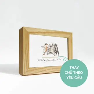 Gia đình là số 1 - Postcard in tên theo yêu cầu