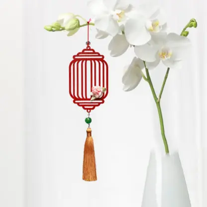 Dây treo kim hoa đăng đỏ 1
