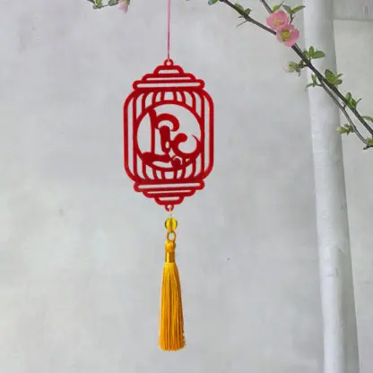 Dây treo trang trí tết chữ Lộc đỏ 1
