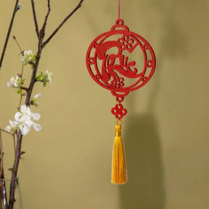 Dây treo tết chữ Phúc đỏ 1