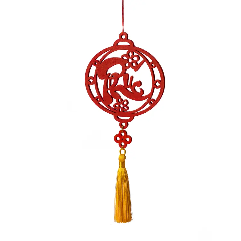 Dây treo tết chữ Phúc đỏ