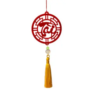 Chữ tài đỏ - dây treo trang trí tết