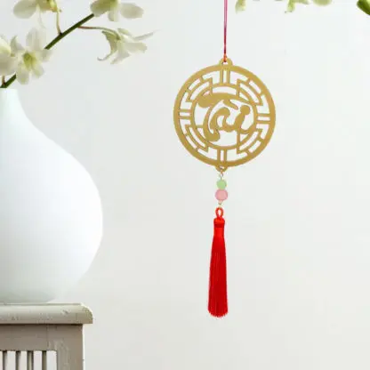 Chữ tài vàng - dây treo trang trí tết 1