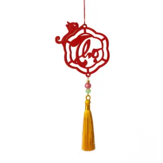 Dây treo chữ Thọ đỏ