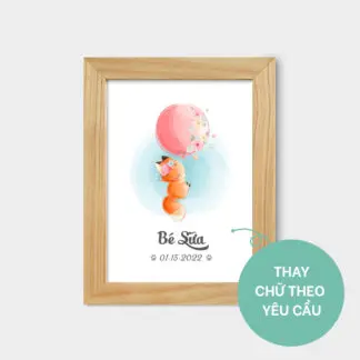 Baby - Postcard in tên theo yêu cầu