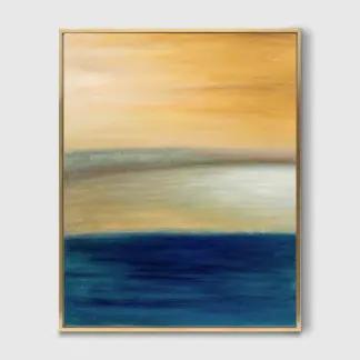The sunset - Tranh sơn dầu phong cảnh biển  60x80cm