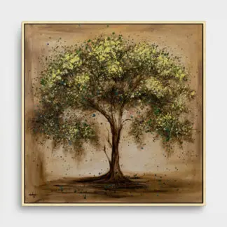 Live long - Tranh sơn dầu cây đời mãi xanh tươi 80x80