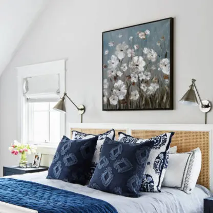 Hoa trong nắng sớm - Tranh sơn dầu hoa 60x60 - Hình ảnh 2
