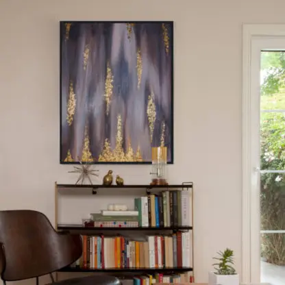Ruby - Tranh sơn dầu dát vàng 60x80 - Hình ảnh 2